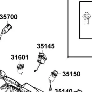 35145-ALE8-E00 SW UNIT 2WD LOCK — diagram cutout