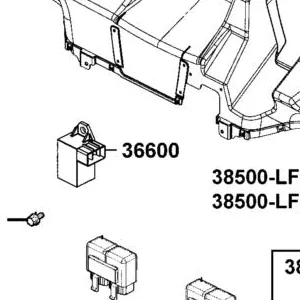 36600-ALE8-E00 DRIVER ASS Y 2WD-LOCK — diagram cutout