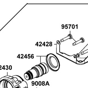 42428-LKM8-510 BRACKET ACTUATOR — diagram cutout
