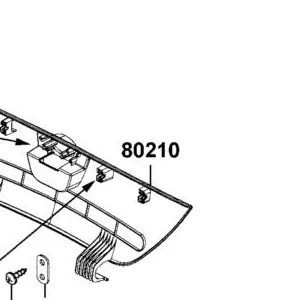 80210-AEE9-E00-KDR LID TAIL GATE COVER — diagram cutout