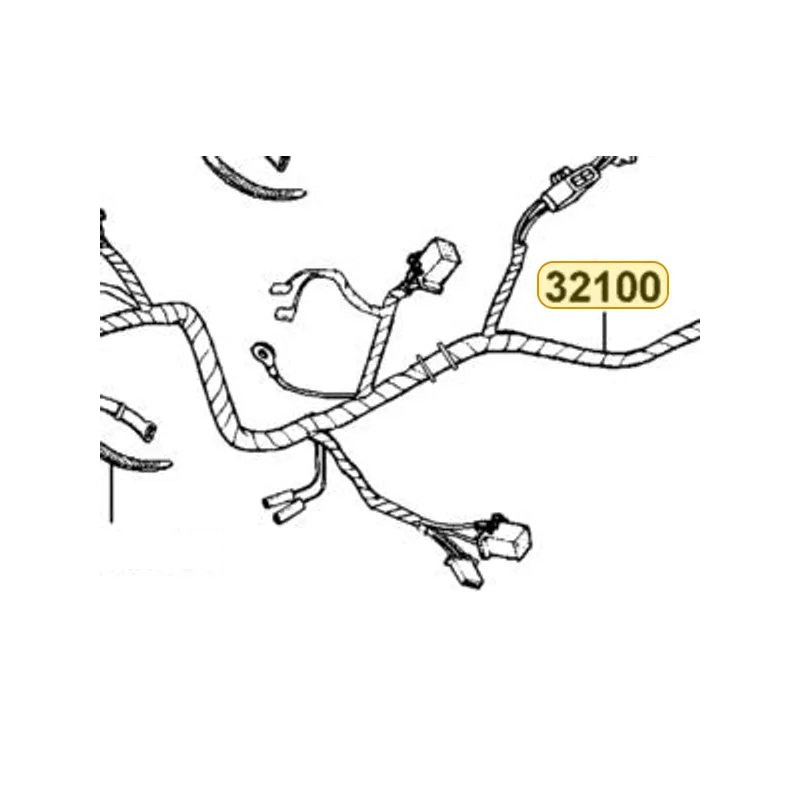 32100-ALE8-M31 HARNESS WIRE — diagram cutout