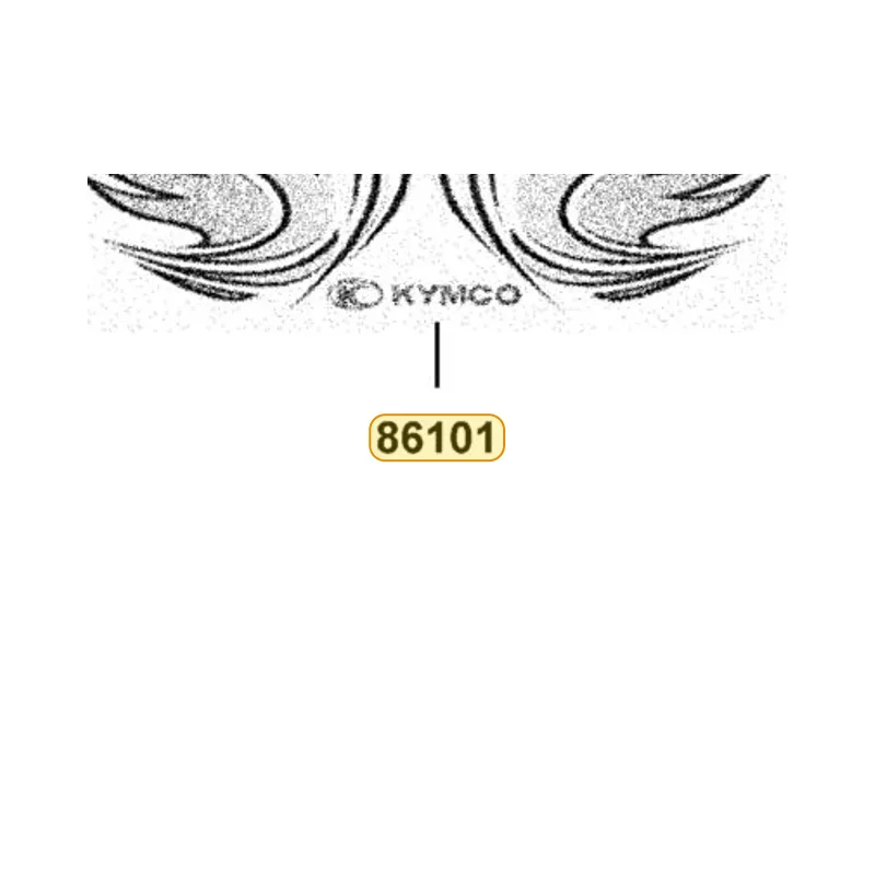 86101-ALE8-M31-T01 STRIPE FR PANEL — diagram cutout