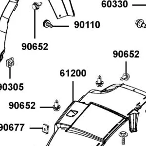 61200-ALE8-E00-HSR FENDER RH FRONT — diagram cutout