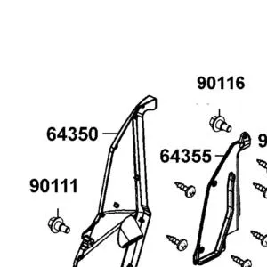 64350-ALE8-E00-YSR PANEL RH SIDE — diagram cutout