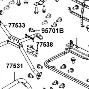 77538-AFB9-M00 STAY HEADREST — diagram cutout