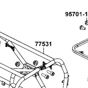 77531-ZWA2-E00 PIPE COMP RR ROOF — diagram cutout