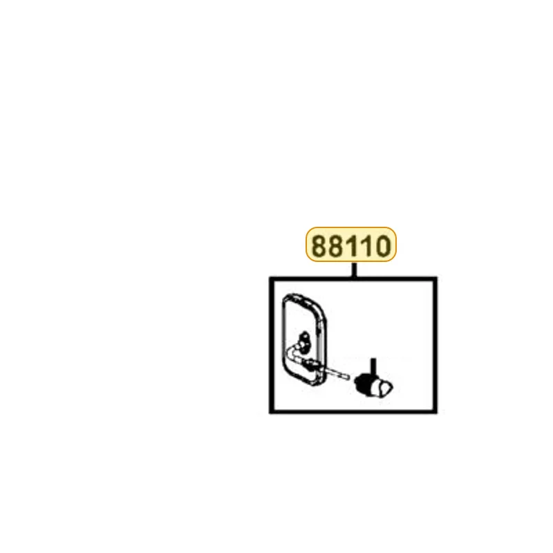 88110-LKC3-E00 MIRROR ASSY. R BACK — diagram cutout