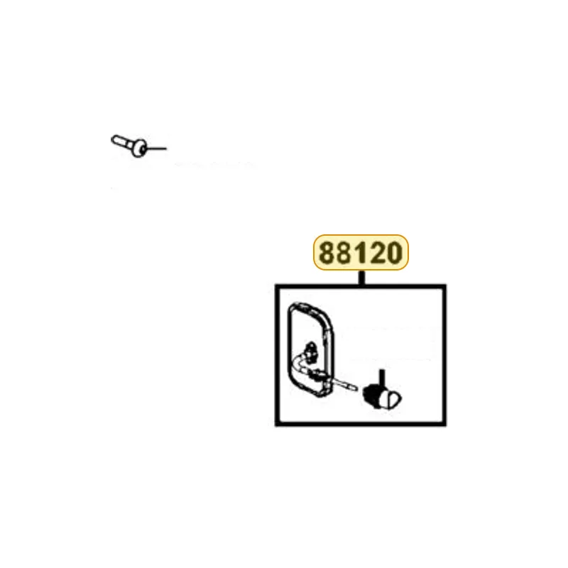 88120-LKC3-E00 MIRROR ASSY.L BACK — diagram cutout
