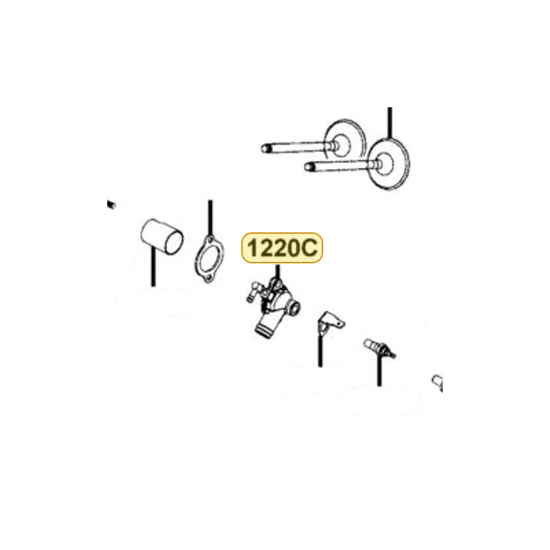 1220C-LEE8-900 WATER COVER HEAD — diagram cutout