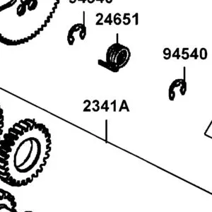 2341A-LDB5-E00 SHAFT ASSY DRIVE — diagram cutout