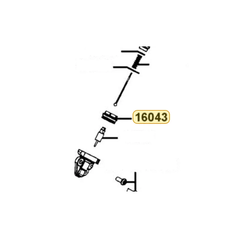 16043-LDB5-700 STAY NUT CHOKE — diagram cutout