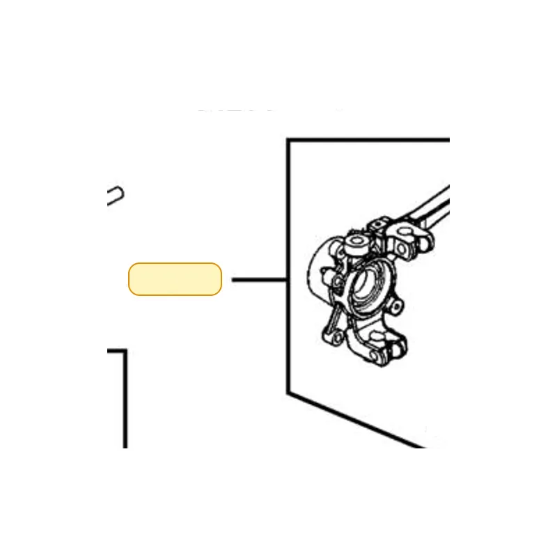 47400-LEE8-E00 KNUCKLE ASSY FR R ** VIN SPECIFIC ** — diagram cutout