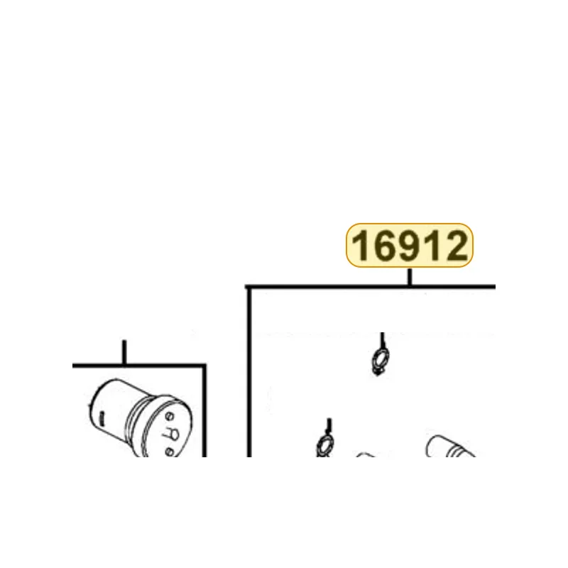 16912-LBA2-MY0 TUBE ASSY STRAINER - FUEL PUMP — diagram cutout