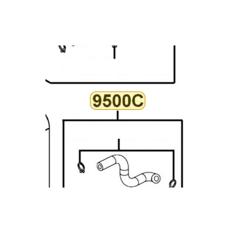 9500C-LEE8-900 TUBE ASSY FUEL — diagram cutout