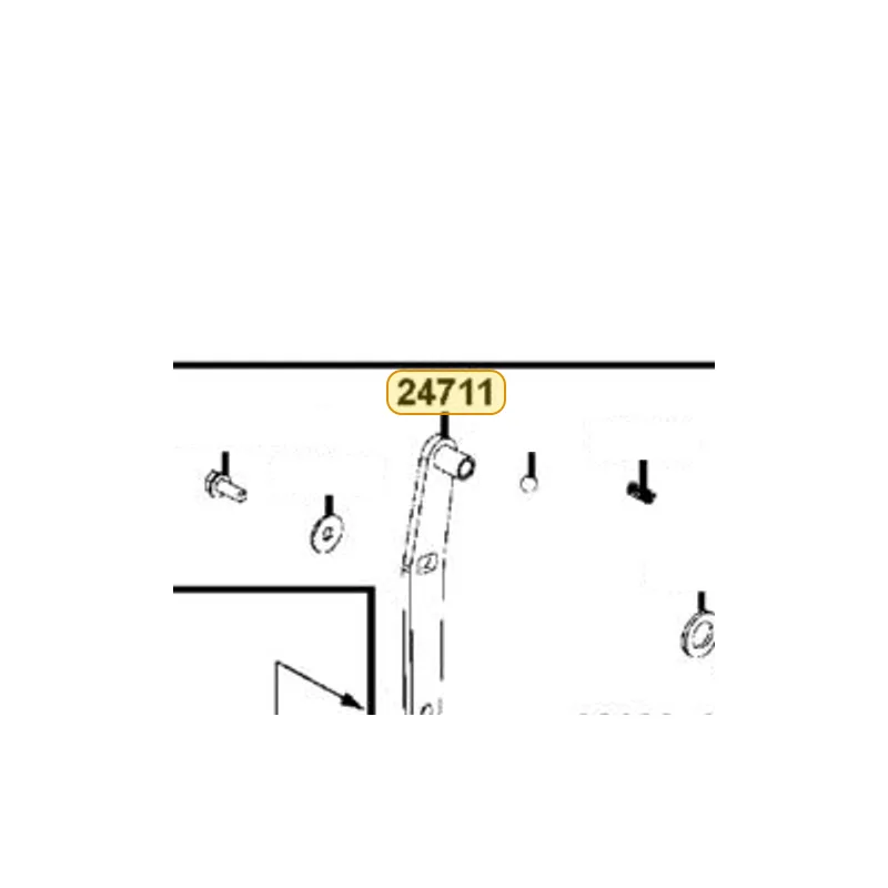 24711-LEE8-E00 STAY UPPER SHIFT GUIDE — diagram cutout