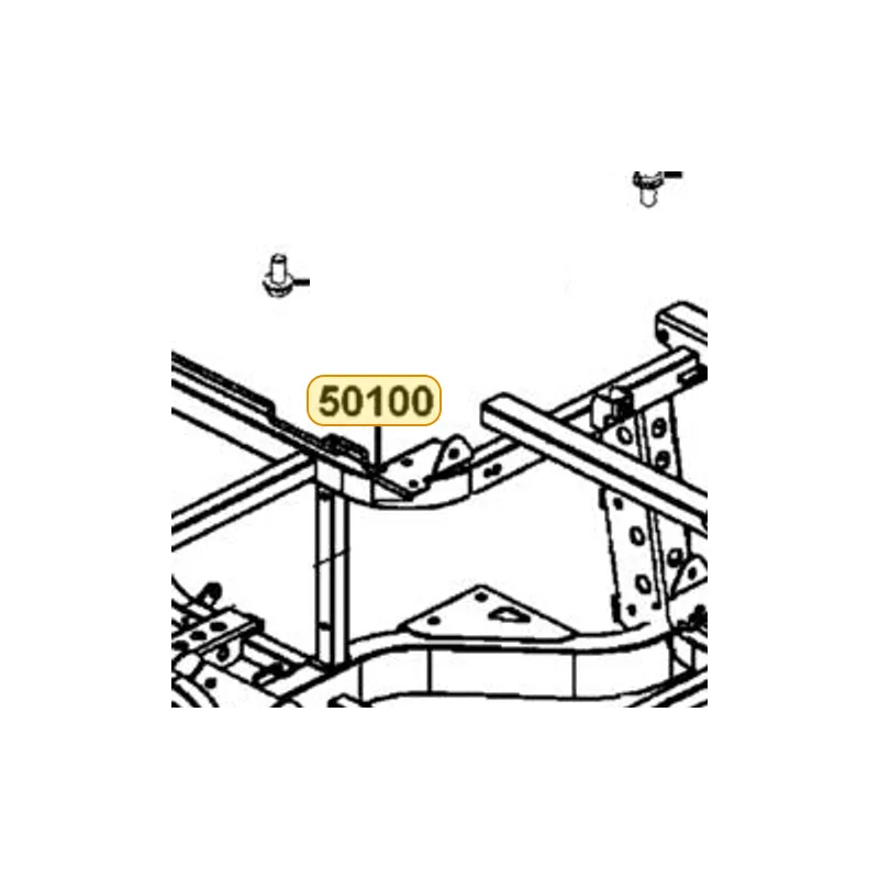 50100-LEE8-E00 BODY COMP. FRAME — diagram cutout