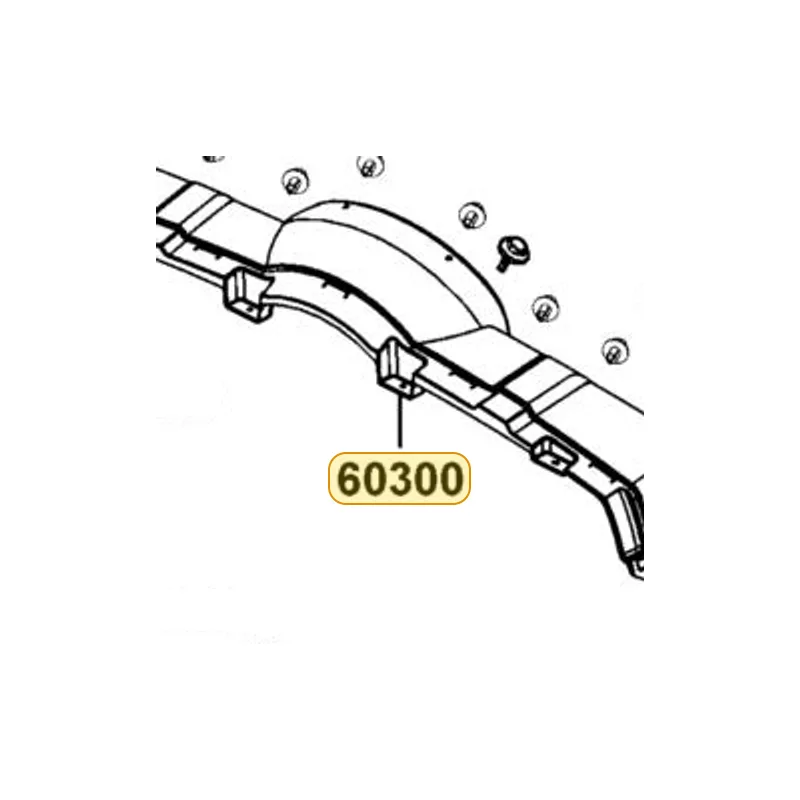 60300-LEE8-E00-CHR TOP COVER FRONT PANEL — diagram cutout