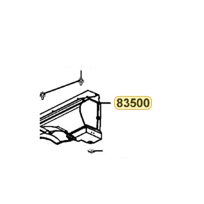 83500-LEE8-MG0-E4R PANEL R REAR FENDER /ORANGE — diagram cutout
