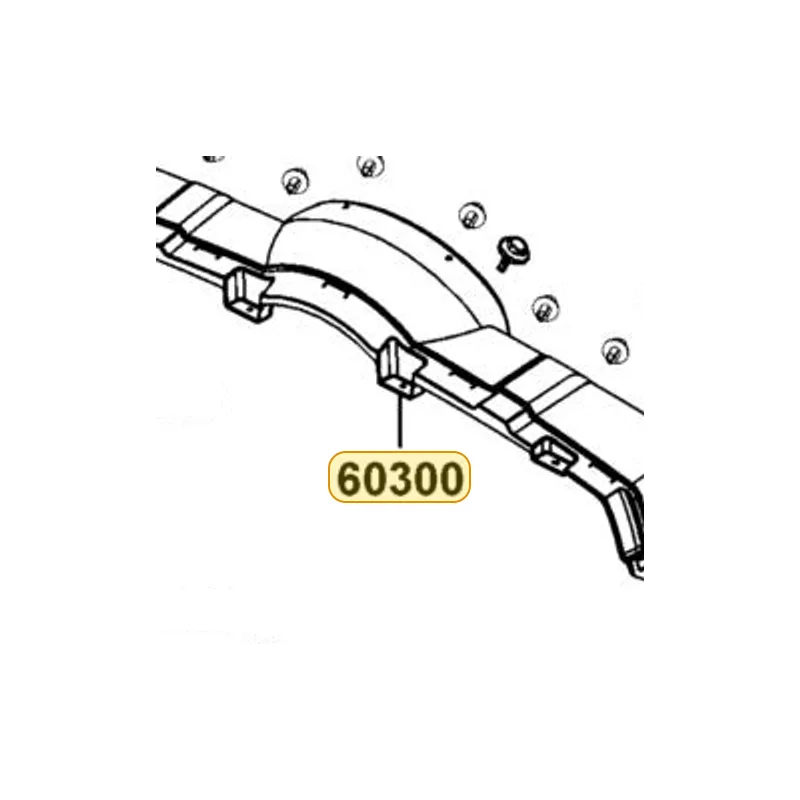 60300-LEE8-E00-C3R TOP COVER FRONT PANEL — diagram cutout