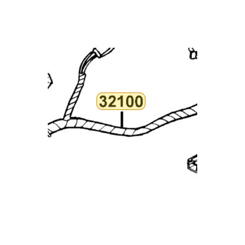 32100-LKC3-900 HARNESS WIRE — diagram cutout