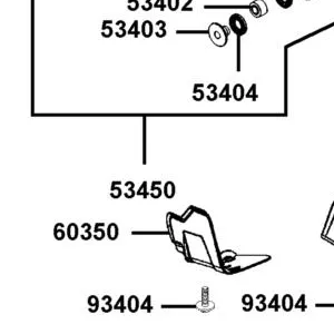 53450-LKM8-900 ARM ASSY FR R SWING LOW — diagram cutout