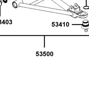 53500-LKM8-900 ARM ASSY FR L SWING UP — diagram cutout