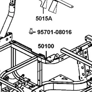 50100-ACB2-M00 BODY COMP FRAME — diagram cutout