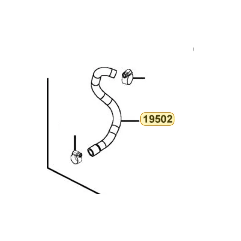 19502-ALB1-900 HOSE B WATER — diagram cutout