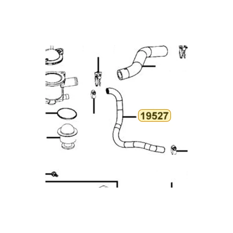 19527-ALB1-900 OIL COOLER HOSE WATER IN — diagram cutout