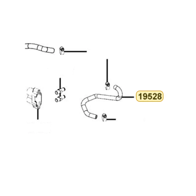 19528-ALB1-900 OIL COOLER HOSE WATER EX — diagram cutout