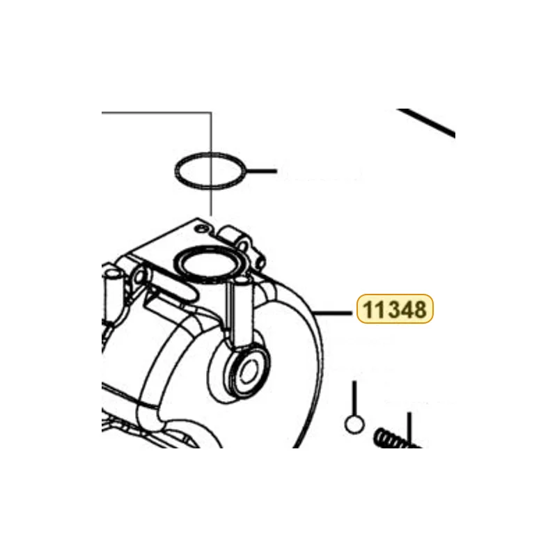 11348-ALB1-900 COVER CLUTCH LEVEL — diagram cutout