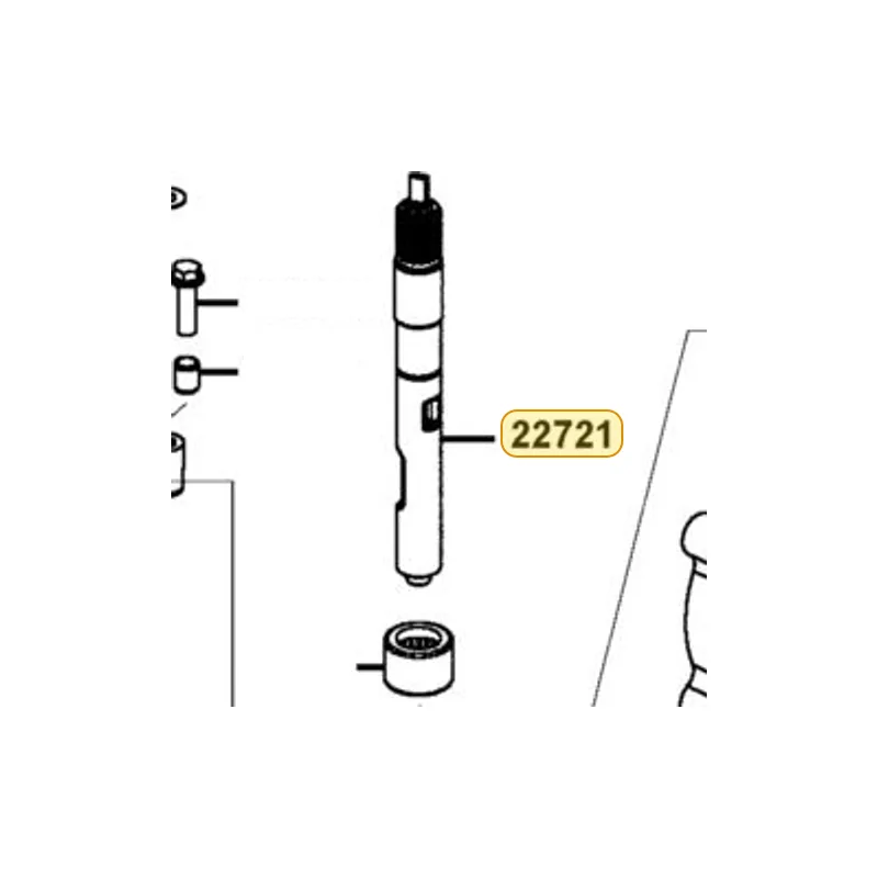 22721-ALB1-900 SHAFT CLUTCH LEVER — diagram cutout