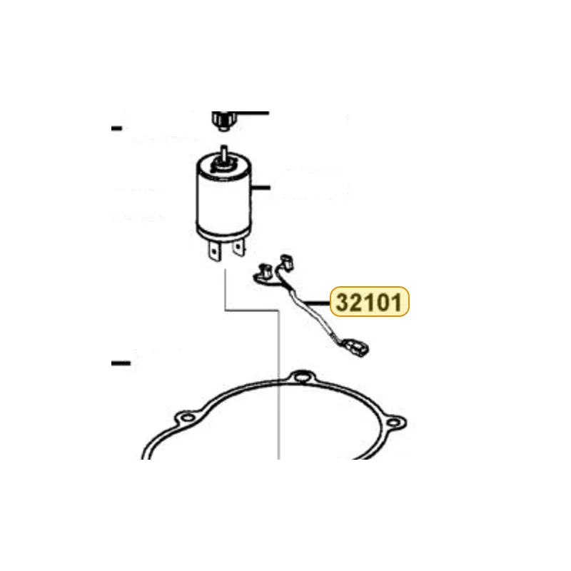 32101-ALB1-900 HARNESS MOTOR — diagram cutout