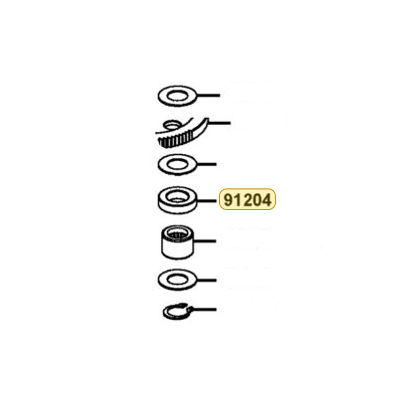 91204-2K59-004 OIL SEAL 16*28*7 — diagram cutout