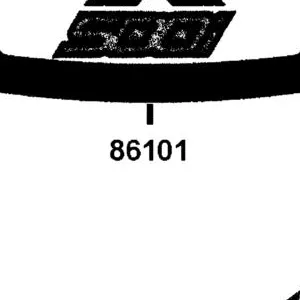 86101-ACB2-M33-T01 STRIPE FR PANEL — diagram cutout