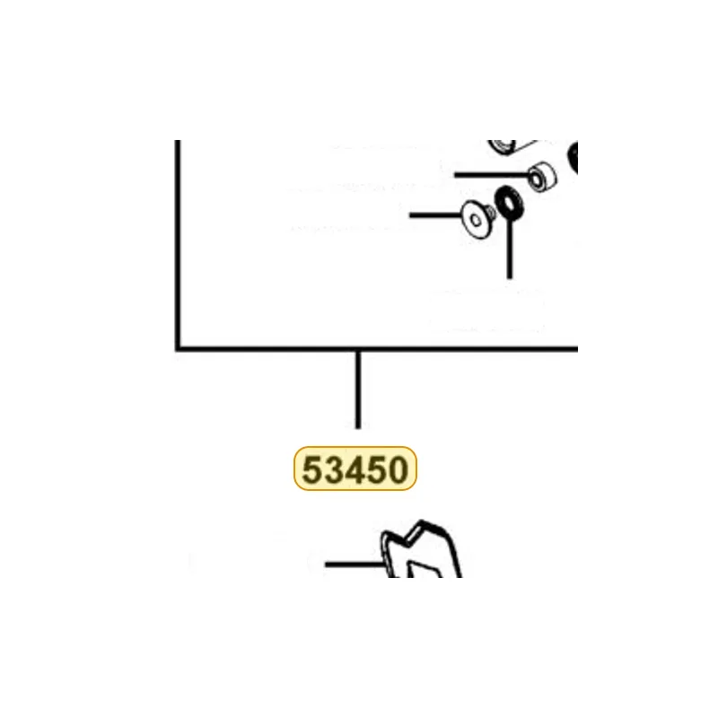53450-LEE8-E00 ARM ASSY FR R SWING LOW — diagram cutout