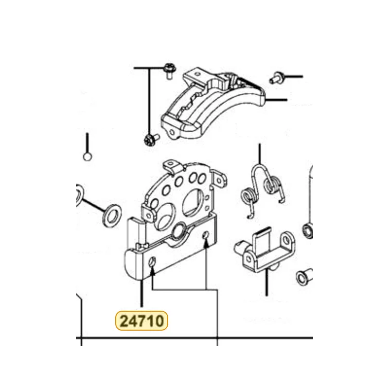 24710-ALB1-900 STAY SHIFTER — diagram cutout