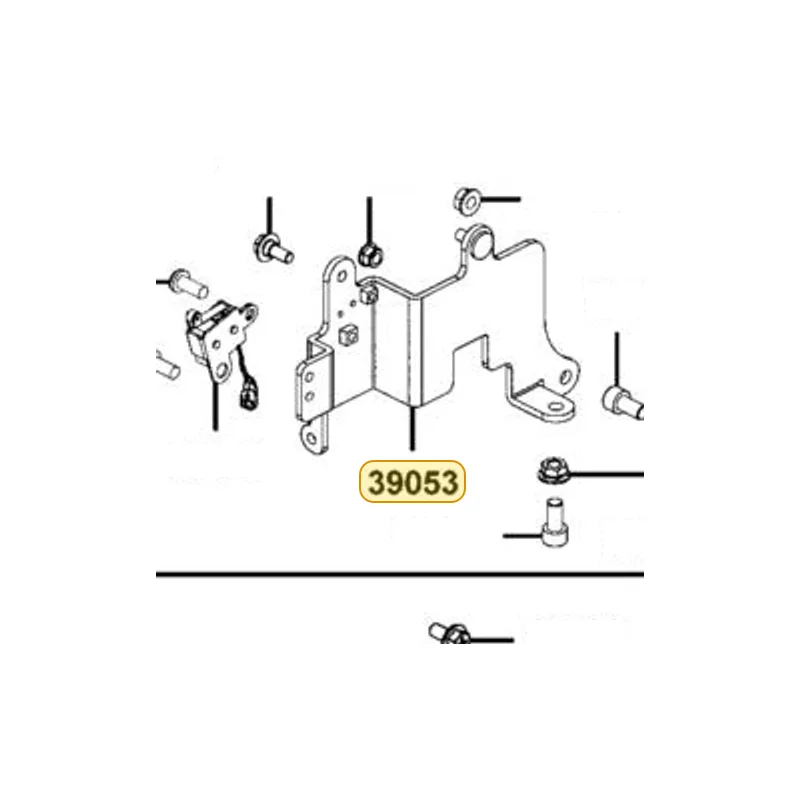 39053-ALB1-900 STAY P LOCK — diagram cutout