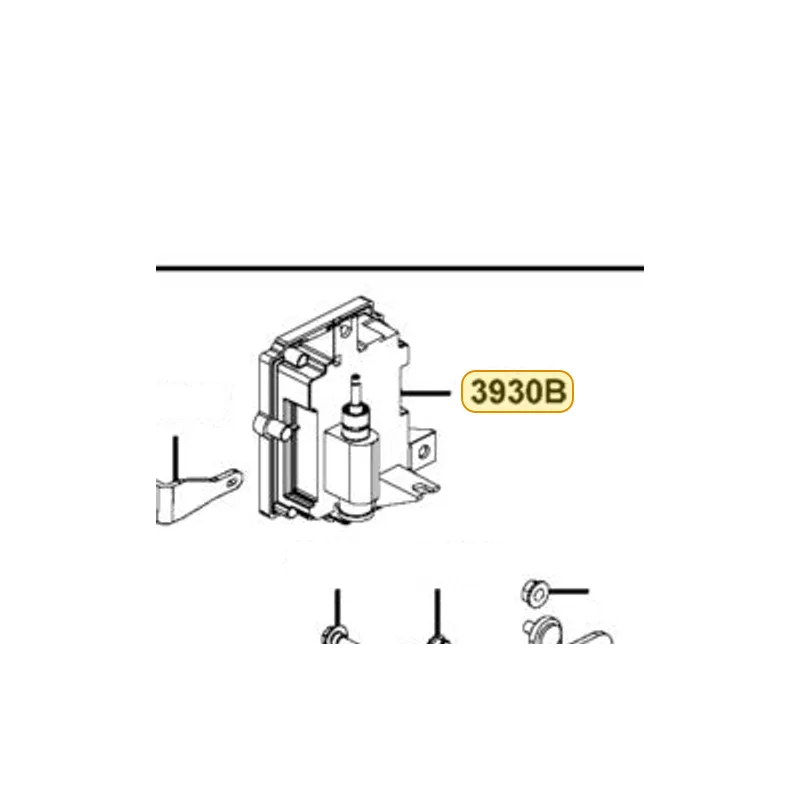 3930B-ALB1-900 ACTUATOR P LOCK ASS'Y — diagram cutout