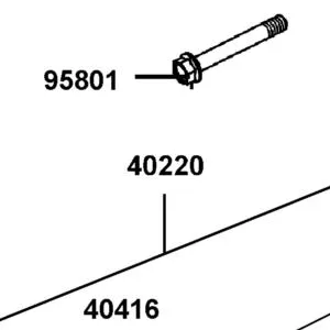 40220-LKM8-E01 SHAFT ASSY REAR — diagram cutout