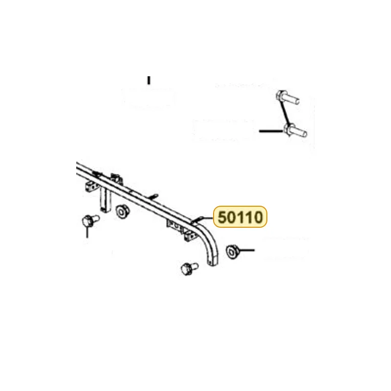 50110-ALB1-900 SUB CROSS PIPE FRAME — diagram cutout