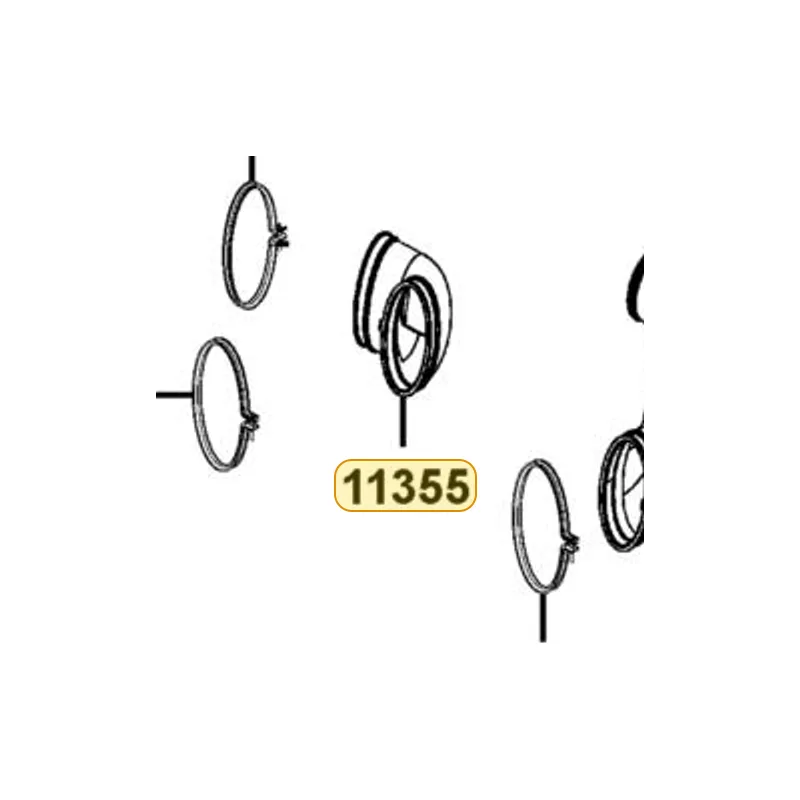 11355-ALB1-900 COVER REDUCTION GEAR — diagram cutout