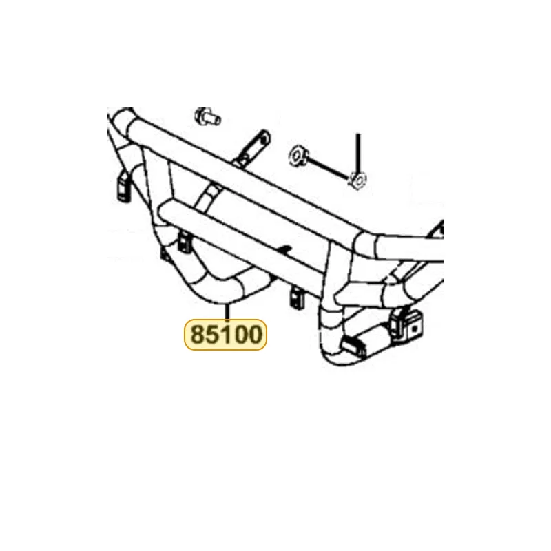 85100-LEE8-E00-MFS PIPE COMP FR BUMPER — diagram cutout