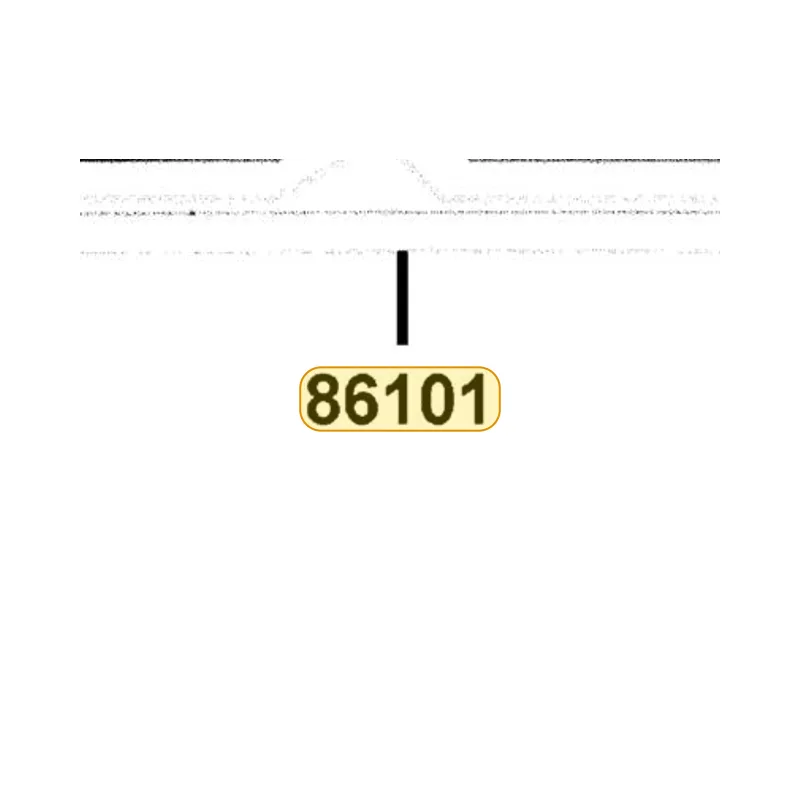 86101-ACB2-M32-T01 STRIPE FR PANEL — diagram cutout