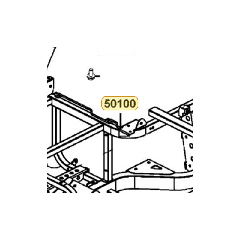 50100-ACB2-M01 BODY COMP FRAME — diagram cutout