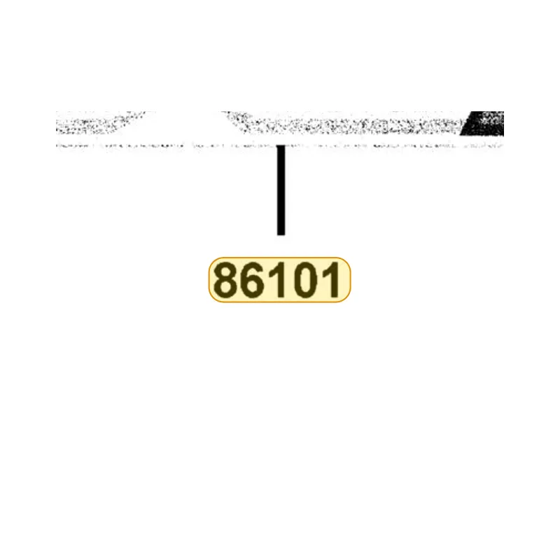 86101-ACB2-M31-T01 STRIPE FR PANEL — diagram cutout
