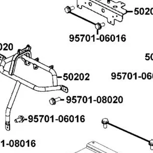 50202-LKM8-700 PIPE COMP ENGINE FRONT — diagram cutout