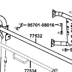 77532-LEE8-E00-MAS CROSS PIPE COMP ROOF — diagram cutout