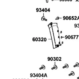 60320-AGA5-M00-N1R SIDE PANEL R FRONT (Black) — diagram cutout
