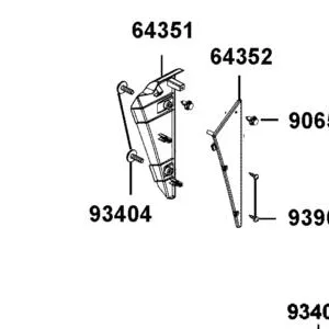 64351-AGA5-M00-N1R COVER OUT R FOOTREST (Black) — diagram cutout